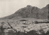 SOUTH AFRICA. The Devil's Peak, Cape Town 1899 old antique print picture