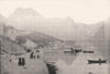 NORWAY. Mundal- Mundal, on the Fjaerlandsfjord 1895 old antique print picture