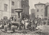 ITALY. Piazza Montanara, with the Theatre of Marcellus 1877 old antique print