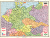 GERMANY & CENTRAL EUROPE. Shortly before World War 2. Saarland 1938 old map