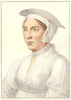 Unknown Lady from court of Henry VIII (2) by Bartolozzi after Hans Holbein 1884