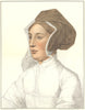 Unknown Lady from court of Henry VIII (6) by Bartolozzi after Hans Holbein 1884