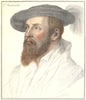Thomas, 1st Baron Wentworth by Bartolozzi after Holbein. Henry VIII's court 1884