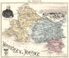 BOUCHES-DU-RHÔNE. Bouches-du-Rhône département. Marseille. Vuillemin 1903 map