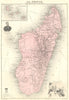 MADAGASCAR. Iles Madagascar et Comores. Tananarive. Vuillemin. 1903 old map