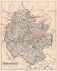 HEREFORDSHIRE. County map. Leominster & Ross constituencies. PHILIP 1902