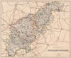 NORTHAMPTONSHIRE. County map. Divisions & parliamentary boroughs. PHILIP 1902
