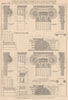 IONIC ARCHITECTURE.Temple Minerva Polias Erechtheion,Athens.Bases Capitals 1931