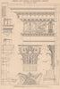 COMPOSITE ARCHITECTURE.Pedestal Base Capital Entablature(Vignola,1507-1573) 1931