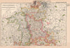 WORCESTERSHIRE AND GLOUCESTERSHIRE NORTH.Parliamentary divisions.BACON 1936 map