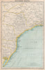 BRAZIL COAST.Sao Paolo Rio de Janeiro Minas Gerais Parana Sta Catharina 1924 map