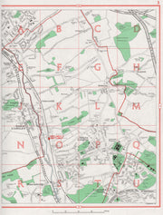 KING'S & ABBOTS LANGLEY.Hemel Hempstead Hunton Bridge Leavesden Bedmont 1964 map