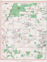 CHESHUNT.Hammond Street Flamstead End Goff's Oak Cuffley.HERTFORDSHIRE 1964 map