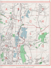 CHESHUNT. Waltham Abbey Waltham Cross Wormley Turnford Lower Nazeing 1964 map
