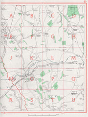 ESSEX. Abridge Stapleford Abbotts Theydon Mount Garnon Theydon 1964 old map