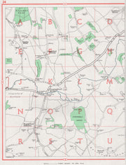 ESSEX. Stapleford Abbotts Tawney Theydon Mount Passingford Bridge 1964 old map