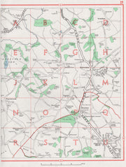 ESSEX. Navestock Kelvedon Stondon Crow Green Princes gate Bentley 1964 old map