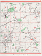 CHADWELL ST MARY. Horndon Orsett Stanford-le-Hope Tilbury. Pre-A13 1964 map