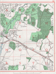 SIDCUP. Ruxley St. Pauls Cray Foots Cray Swanley. Pre-A20 1964 old vintage map
