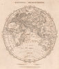 WORLD.Eastern Hemisphere.Europe Africa(Mountains Kong)Asia.ARROWSMITH 1828 map