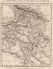 WESTERN ASIA.Transcaucasia.Iraq Georgia Armenia Azerbaijan Turkey Iran 1828 map