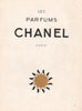 CHANEL ADVERT. Les Parfums Chanel Paris. Gold leaf paint 1947 print