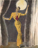 FASHION ADVERT. Requête création de Worth 1947 old vintage print picture