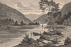 NEW JERSEY. Ramapo River 1874 old antique vintage print picture
