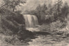 MINNESOTA. Falls of Minnehaha. Mississippi river 1874 old antique print