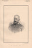 Mr. A. Barnes M.P 1888 old antique vintage print picture
