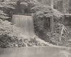 Independence Falls, Darby Creek, near Philadelphia, Pennsylvania 1895 print