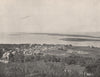 View from the Sandy Hook Lighthouse, Atlantic Highlands, New Jersey 1895 print