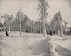 Winter in Prospect Park, Niagara, New York. Trees covered in Ice & Snow 1895