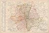 LONDON POSTAL DISTRICTS. Post code areas. N NW W SW SE E. BACON 1927 old map