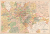 LONDON ELECTRICITY SUPPLY areas. Corporation. Metropolitan. BACON 1927 old map
