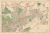 ILFORD Barking Wanstead Flats Goodmayes Newbury Park Becontree. BACON 1927 map