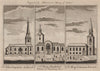 SOUTHWARK CHURCHES St John Horsleydown.Mary Magdalen Bermondsey.Rotherhithe 1775