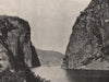 SULDAL. The Suldal gate (Suldalsporten) Suldal Lake. Norway 1895 old print