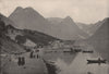 MUNDAL. Mundal, on the Fjaerlandsfjord. Norway 1895 old antique print picture