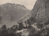 MEROK. Merok, on the Gierangerfjord. Norway 1895 old antique print picture