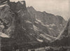 HORHEIM. The Troldtinderne peaks, Horheim. Norway 1895 antique print