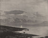TROMSO. The midnight sun on the Arctic Ocean. Arctic 1895 old antique print