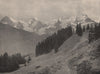 THE JUNGFRAU. The Jungfrau and her neighbours. Switzerland 1895 old print