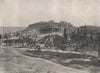 ATHENS. The city and the Acropolis. Greece 1895 old antique print picture