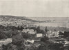 ALGIERS. Panoramic view taken from Mustafa. Algeria 1895 old antique print