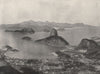 RIO DE JANEIRO. Entrance to the bay, from the summit of Corcovado. Brazil 1895