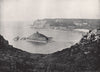 JERSEY. Portelet Bay and Janvrin Island. Channel Islands 1895 old print