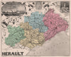 HÉRAULT. Département. Cette. Riquet. VUILLEMIN 1879 old antique map plan chart