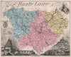 HAUTE-LOIRE département. Le Puy-en-Velay. Lafayette. VUILLEMIN 1879 old map
