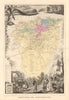 ALGERIA. 'Province ou Département de Constantine'. VUILLEMIN 1879 old map